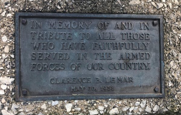 LA GRANGE ARMED FORCES MEMORIAL PLAQUE