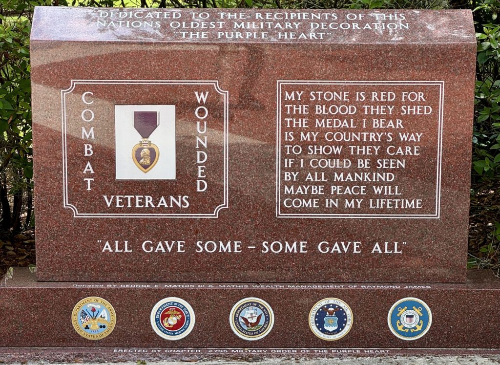 LADY LAKE COMBAT WOUNDED VETERANS WAR MEMORIAL