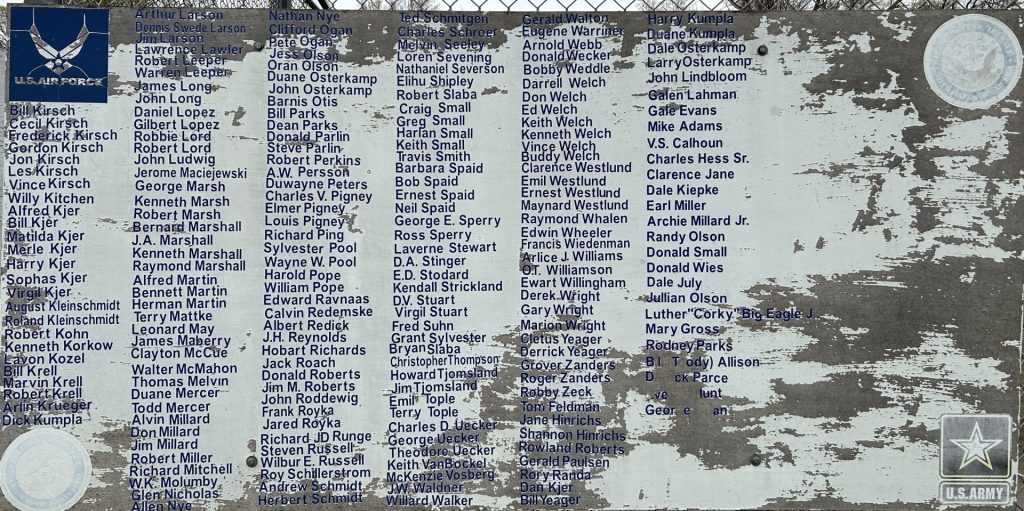 LAND OF THE FREE HOME OF THE BRAVE MEMORIAL MARKER SIDE B