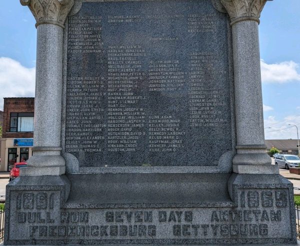 LAWRENCE COUNTY CIVIL WAR MEMORIAL SIDE B