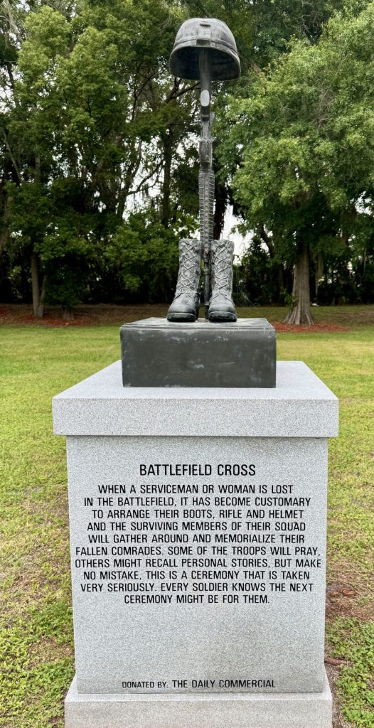 LEESBURG BATTLEFIELD CROSS WAR MEMORIAL