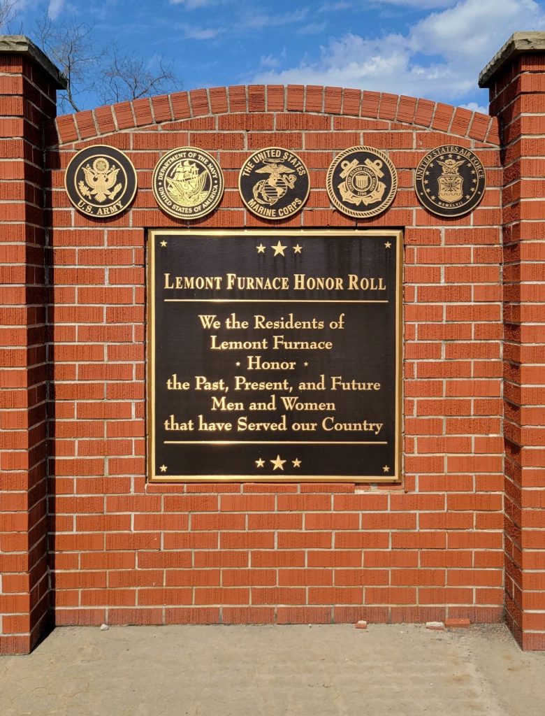 LEMONT FURNACE HONOR ROLL MEMORIAL