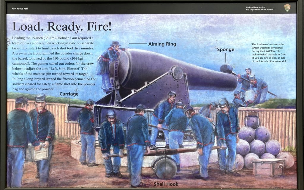 LOAD, READY, FIRE! WAR MEMORIAL CANNON PANEL