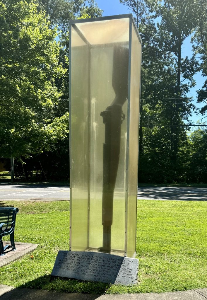 “LOST BUT NOT FORGOTTEN” VETERANS MEMORIAL