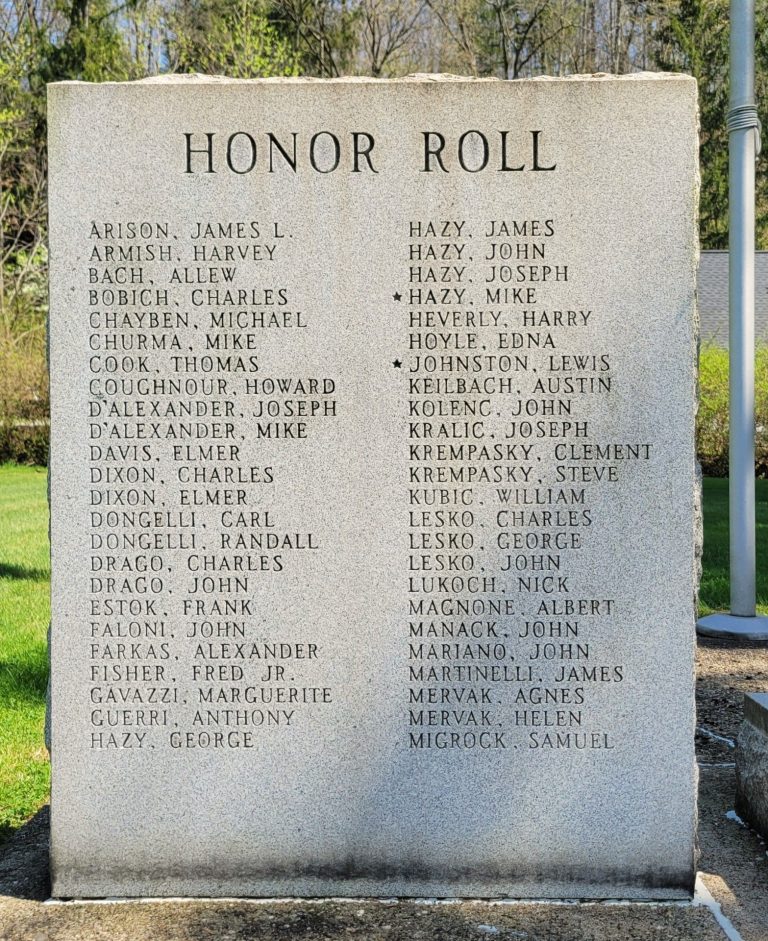 MIKE HAZY MEMORIAL PARK LEFT STONE