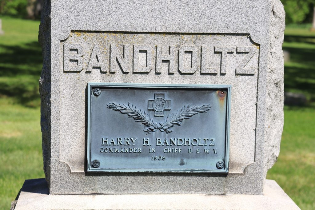 MAJOR GENERAL HARRY H. BANDOLTZ WAR MEMORIAL CEMETERY STONE