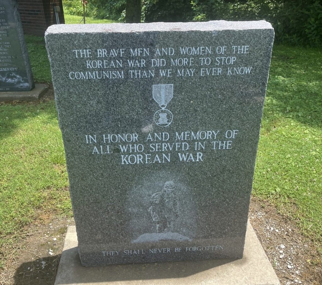 MARION KOREAN WAR MEMORIAL