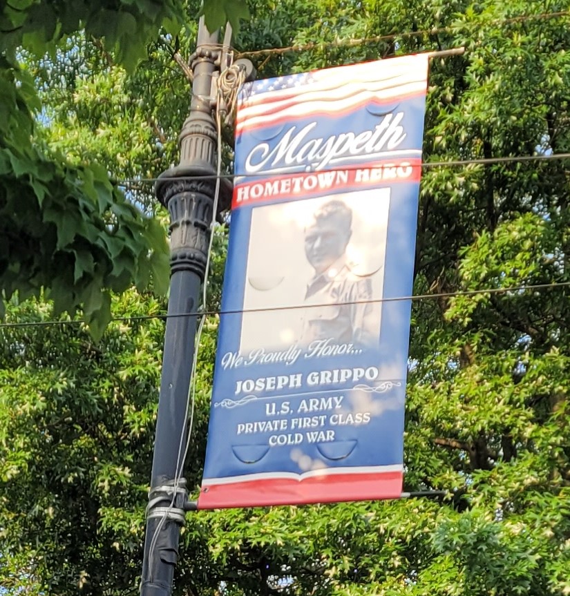 MASPETH HOMETOWN HERO JOSEPH GRIPPO MEMORIAL BANNER