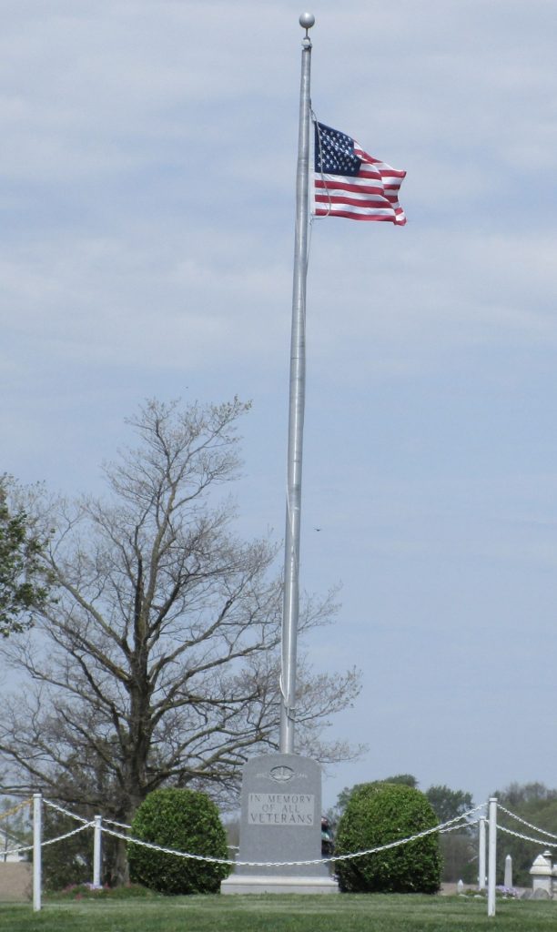 MELVILLE H. LAUT WAR MEMORIAL FLAGPOLE