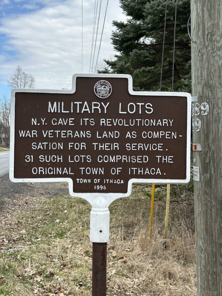 MILITARY LOTS REVOLUTIONARY WAR MEMORIAL MARKER