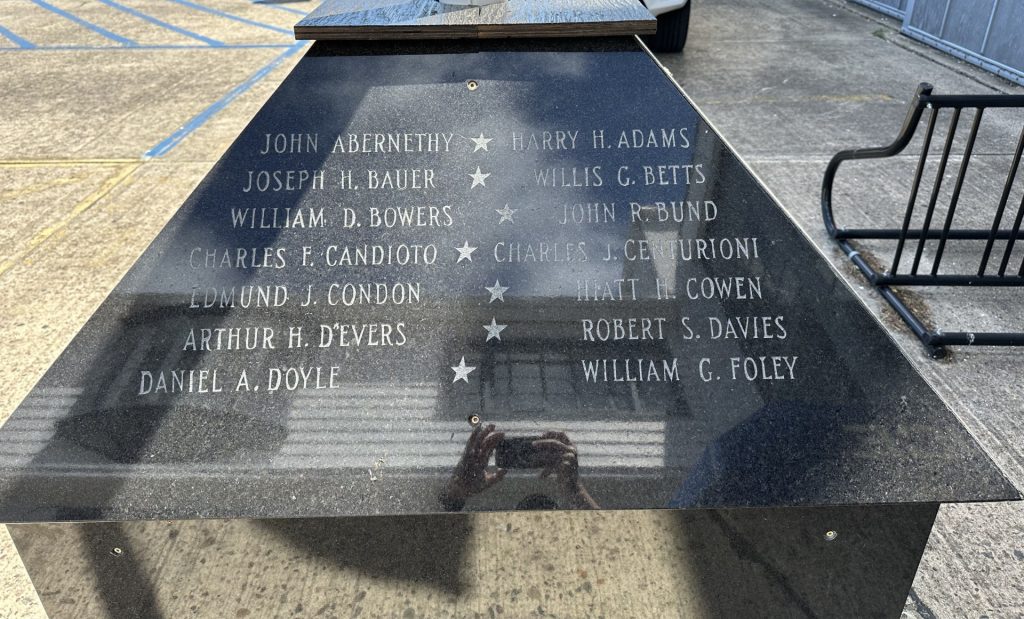 NAVAL AIR STATION WILDWOOD WORLD WAR II MEMORIAL SIDE B