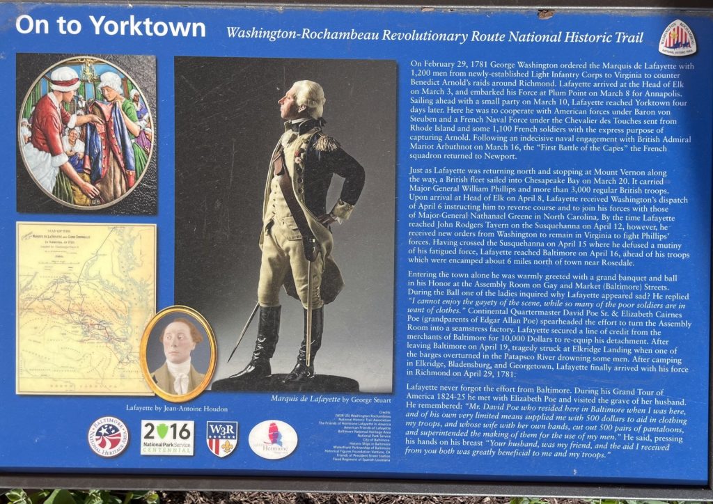 ON TO YORKTOWN REVOLUTIONARY WAR MEMORIAL PANEL III