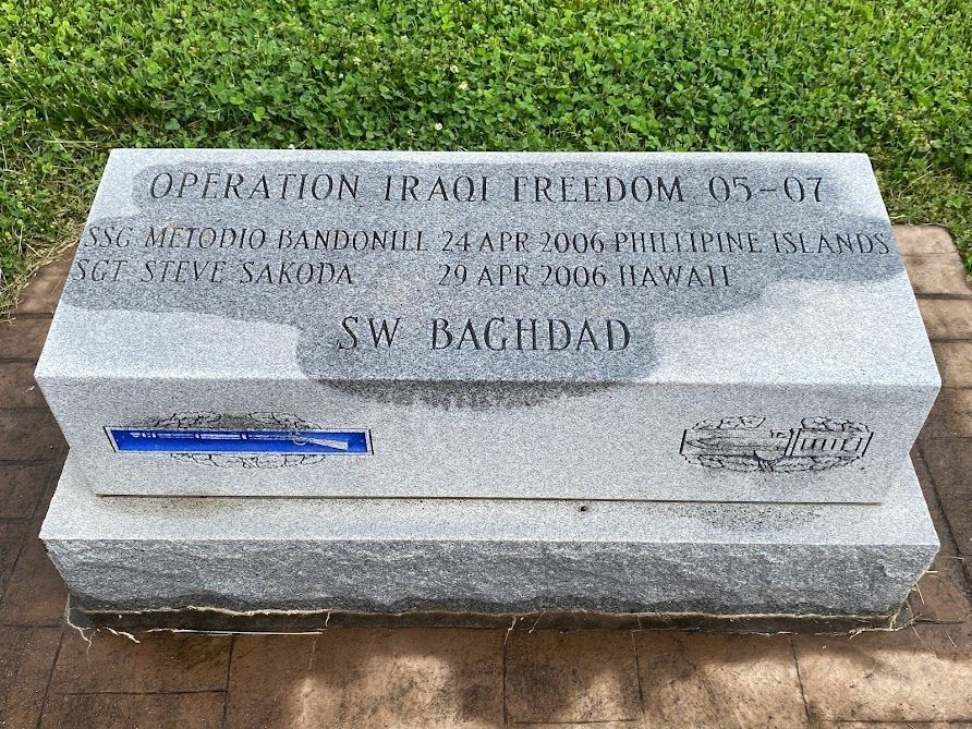 OPERATION IRAQI FREEDOM 05-07 WAR MEMORIAL