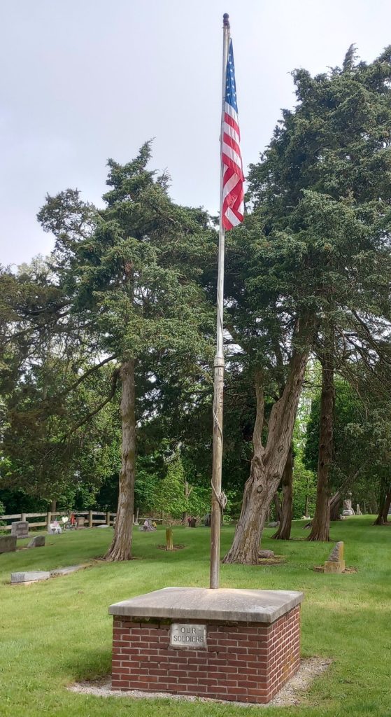 OUR SOLDIERS MEMORIAL FLAGPOLE