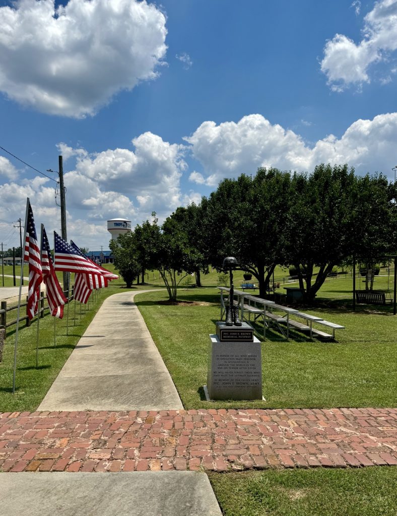 PFC. JOHN E. BROWN MEMORIAL PATHWAY