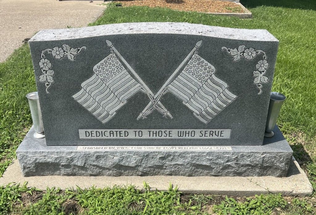 PNG CLUB OF EGYP REBEKAH LODGE #273 VETERANS MEMORIAL