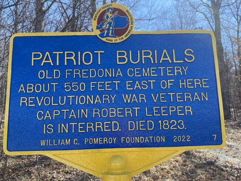 PATRIOTS BURIALS OLD FREEDONIA CEMETERY MEMORIAL MARKER