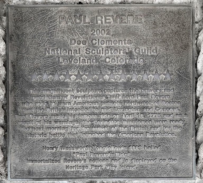 PAUL REVERE DEE CLEMENTS SCULPTORS’ EQUESTRIAN WAR MEMORIAL PLAQUE A