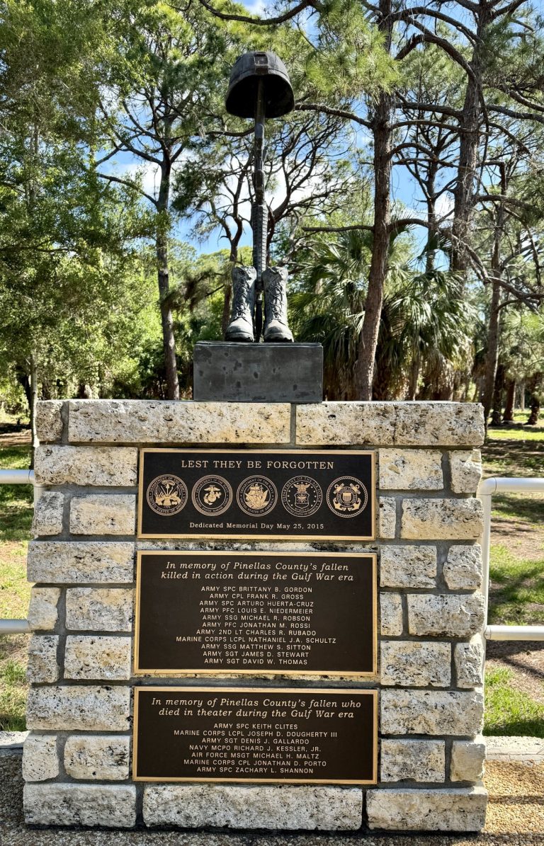PINELLAS COUNTY BATTLEFIELD CROSS MEMORIAL