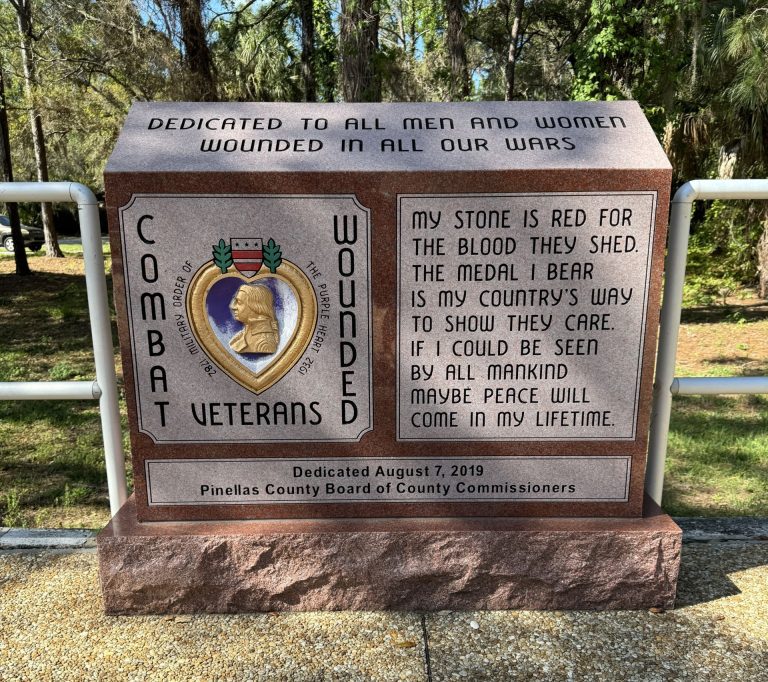PINELLAS COUNTY COMBAT WOUNDED VETERANS WAR MEMORIAL