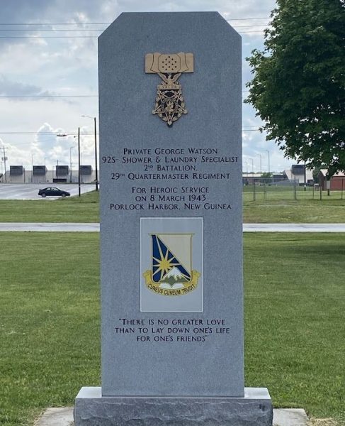 PRIVATE GEORGE WATSON MEDAL OF HONOR WAR MEMORIAL