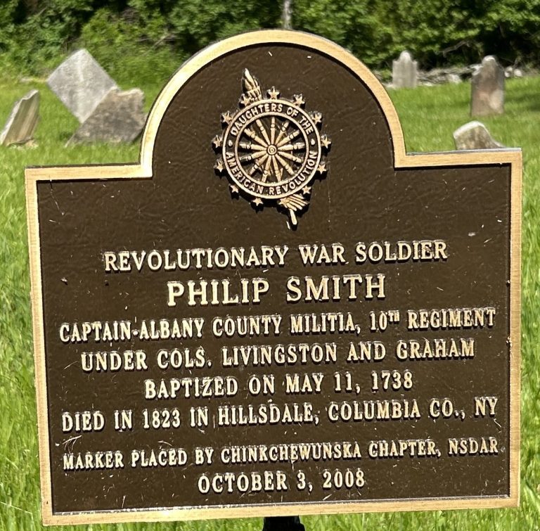 REVOLUTIONARY WAR SOLDIER PHILIP SMITH MEMORIAL MARKER