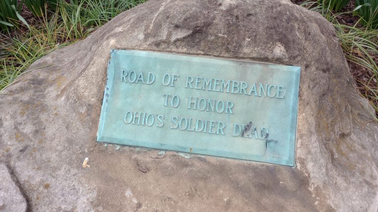 ROAD OF REMEMBRANCE TO HONOR OHIO’S SOLDIER DEAD MEMORIAL
