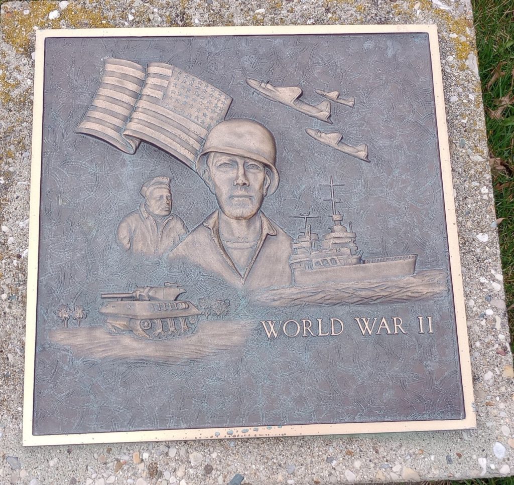 SAINT MARYS WAR MEMORIAL BAS-RELIEF PLAQUE B