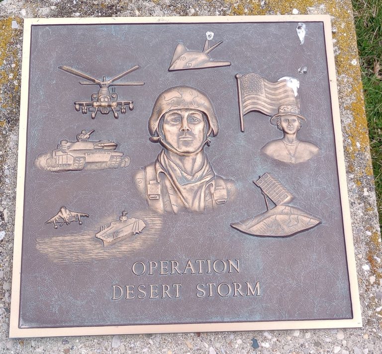 SAINT MARYS WAR MEMORIAL BAS-RELIEF PLAQUE E