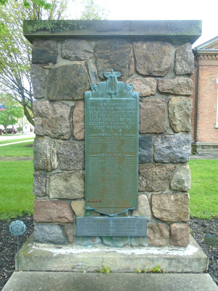 SCHUYLER COUNTY GREAT WORLD WARS MEMORIAL