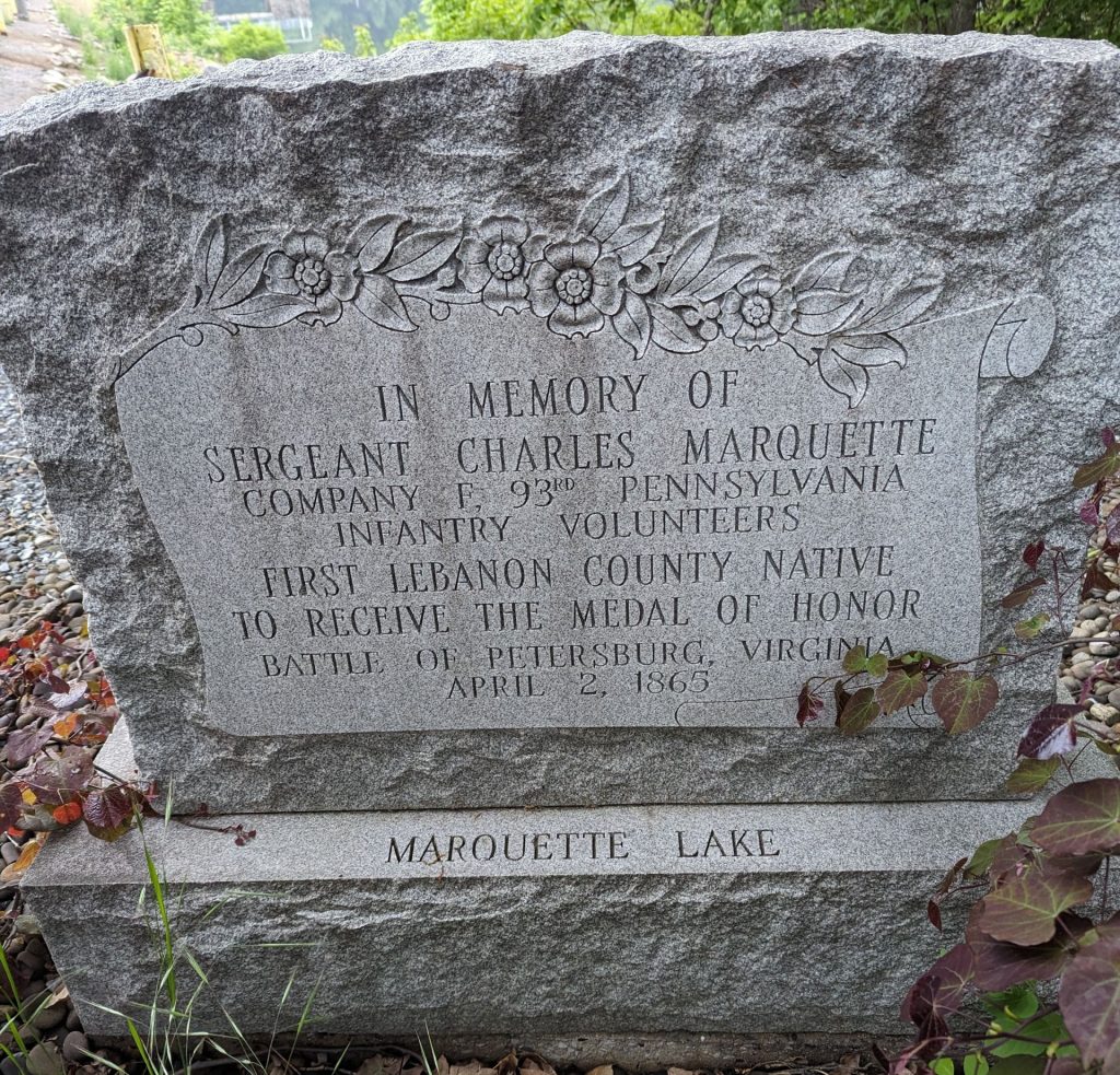 SERGEANT CHARLES MARQUETTE MEDAL OF HONOR WAR MEMORIAL