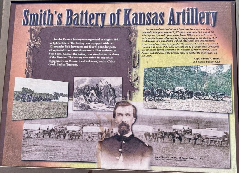SMITH’S BATTERY OF KANSAS ARTILLERY WAR MEMORIAL PANEL