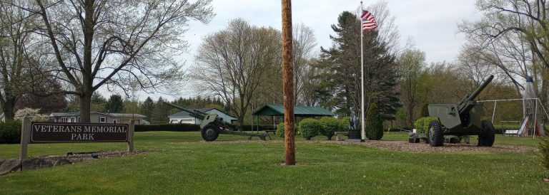 SPENCER VETERANS MEMORIAL PARK MARKER