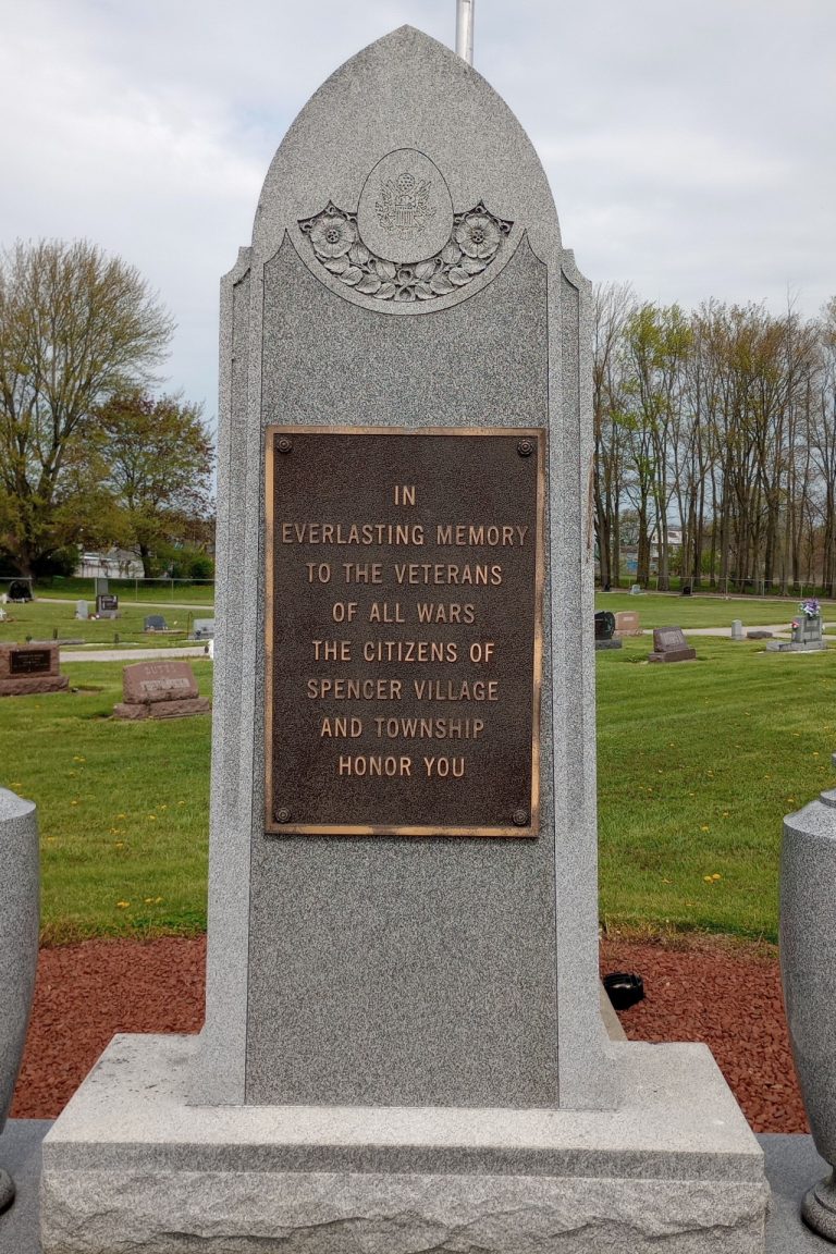 SPENCER VILLAGE AND TOWNSHIP ALL WARS VETERANS MEMORIAL