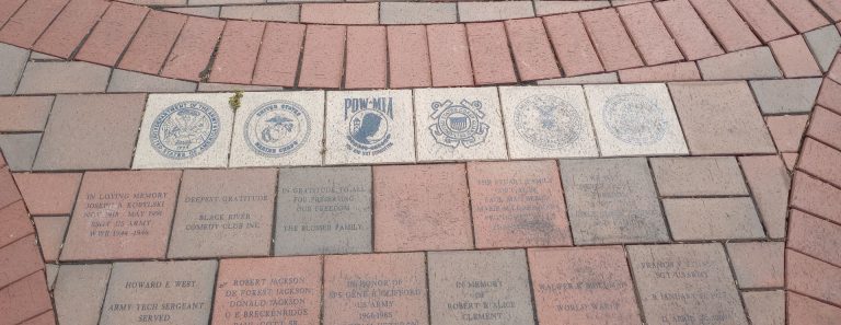 SPENCER WAR VETERANS MEMORIAL PAVERS SECTION B