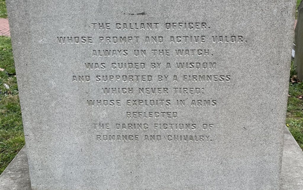 STEPHEN DECATUR WAR MEMORIAL SHAFT SIDE C