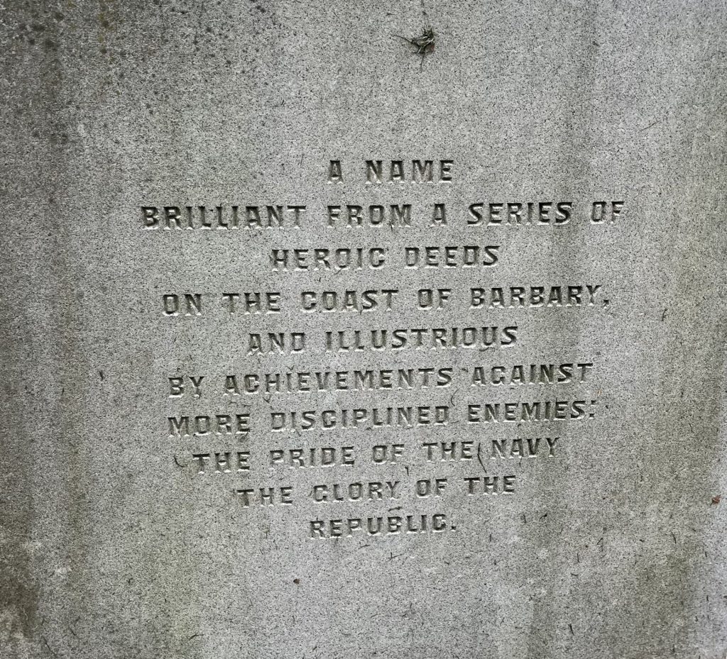 STEPHEN DECATUR WAR MEMORIAL SHAFT SIDE D