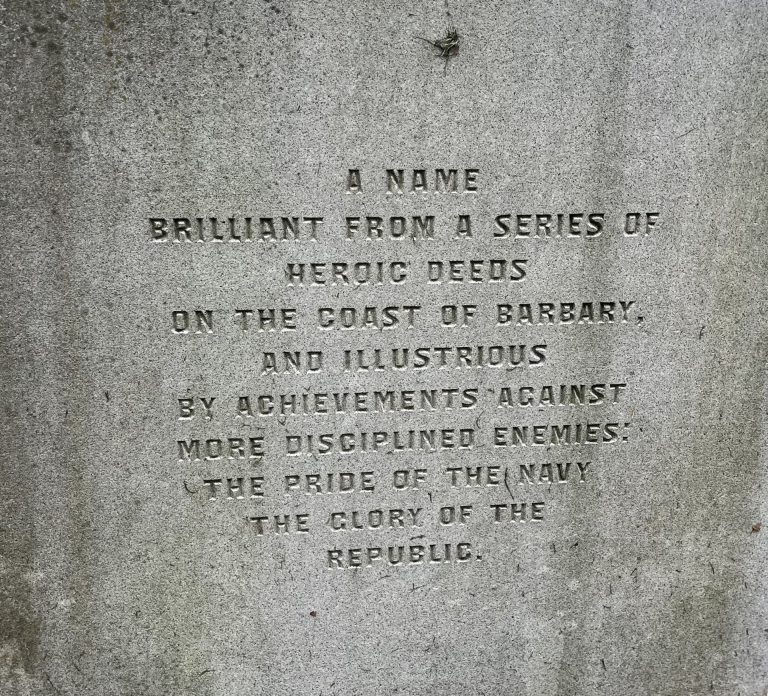 STEPHEN DECATUR WAR MEMORIAL SHAFT SIDE D