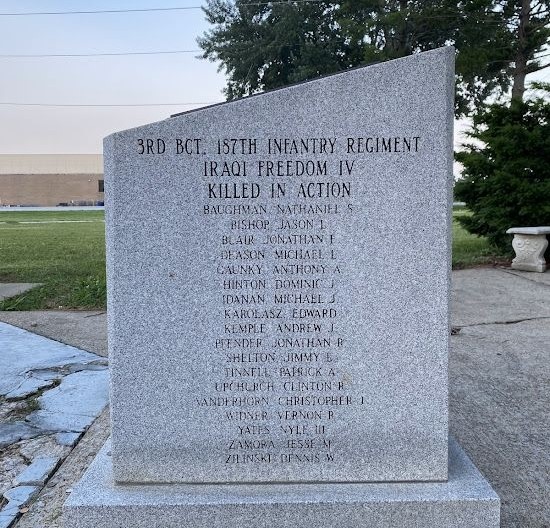 TASK FORCE “RAKKASAN” OPERATION IRAQI FREEDOM WAR MEMORIAL SIDE B