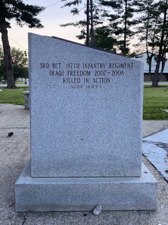 TASK FORCE “RAKKASAN” OPERATION IRAQI FREEDOM WAR MEMORIAL SIDE D