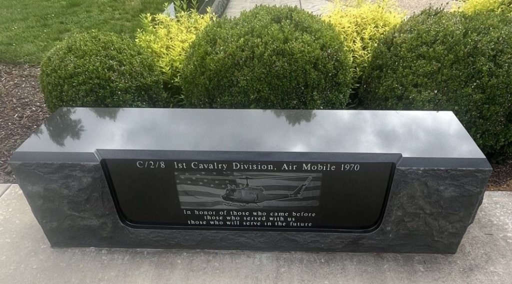 THE MISSOURI VIETNAM VETERANS MEMORIAL BENCH B