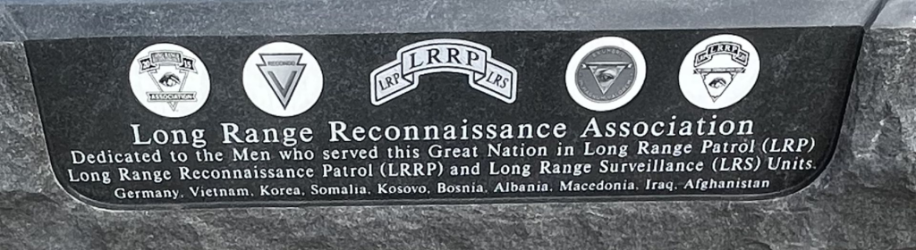 THE MISSOURI VIETNAM VETERANS MEMORIAL LRRP STONE
