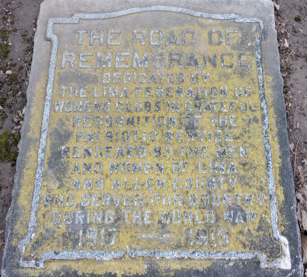THE ROAD OF REMEMBRANCE WAR MEMORIAL PLAQUE