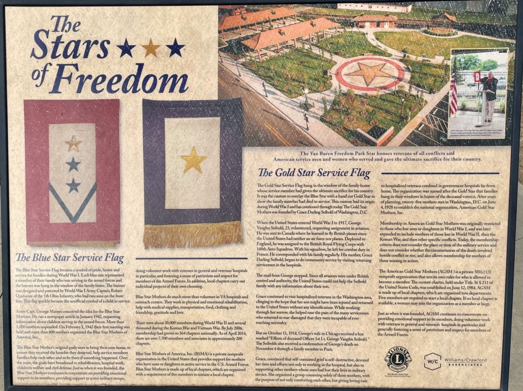 THE STARS OF FREEDOM WAR MEMORIAL PANEL