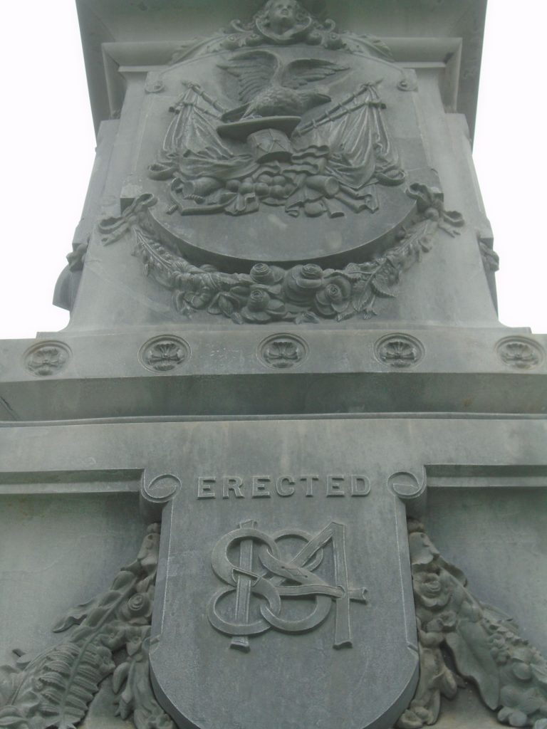 TO THE BRAVE DEFENDERS OF THE UNION WAR MEMORIAL SIDE A