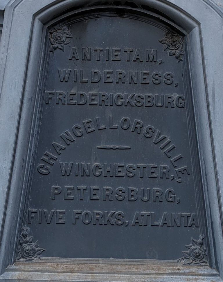 TO THE BRAVE DEFENDERS OF THE UNION WAR MEMORIAL PLAQUE B