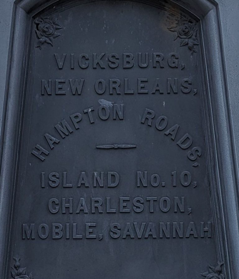 TO THE BRAVE DEFENDERS OF THE UNION WAR MEMORIAL PLAQUE D