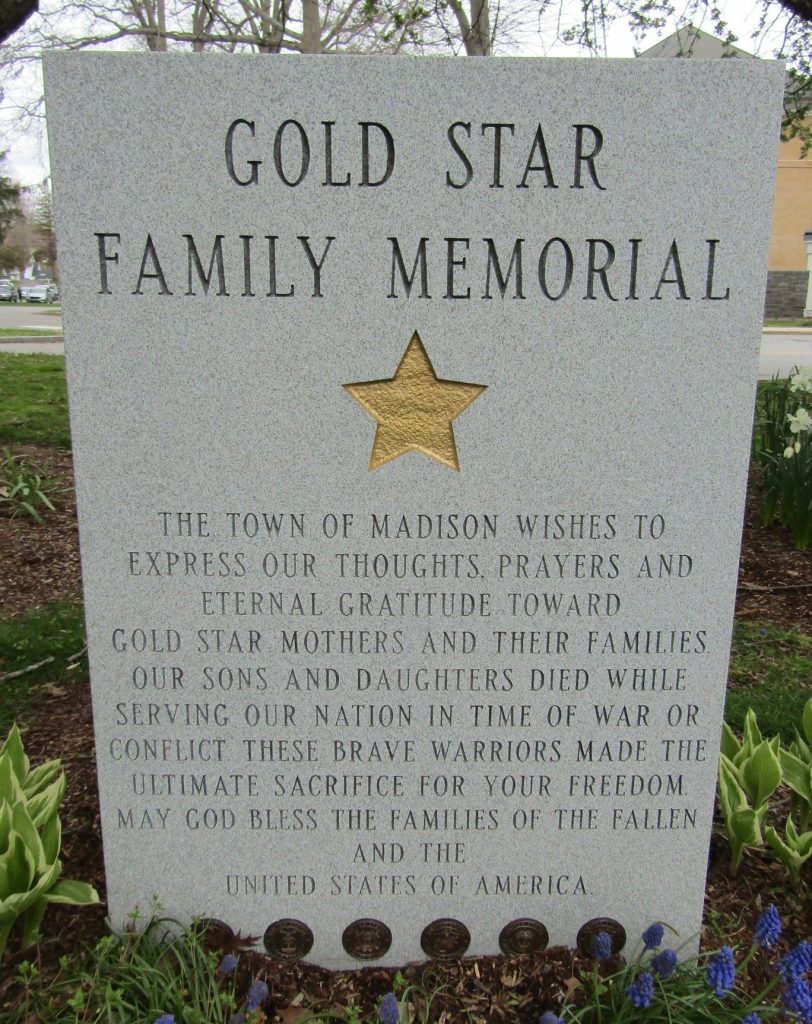 TOWN OF MADISON GOLD STAR FAMILY MEMORIAL