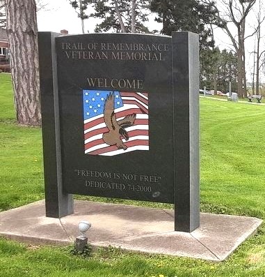 TRAIL OF REMEMBRANCE VETERANS MEMORIAL MARKER