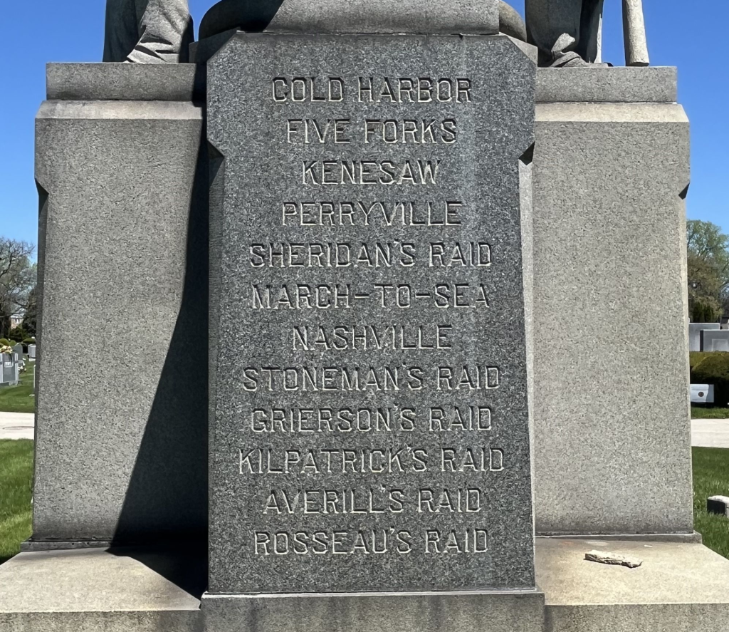 U.S. GRANT POST NO. 28, G.A.R. WAR MEMORIAL STONE B